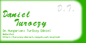 daniel turoczy business card